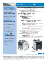 Preview for 2 page of Dell 1600n - Multifunction Laser Printer B/W Specifications