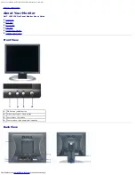 Preview for 2 page of Dell 1707FPV - UltraSharp - 17" LCD Monitor User Manual