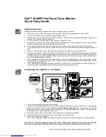 Dell 1900FP - UltraSharp - 19" LCD Monitor Quick Setup Manual preview