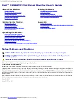 Dell 1908WFP - UltraSharp - 19" LCD Monitor User Manual preview