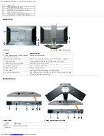 Предварительный просмотр 3 страницы Dell 1908WFP - UltraSharp - 19" LCD Monitor User Manual