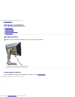 Предварительный просмотр 10 страницы Dell 1908WFP - UltraSharp - 19" LCD Monitor User Manual