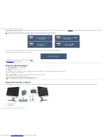 Предварительный просмотр 27 страницы Dell 1908WFP - UltraSharp - 19" LCD Monitor User Manual