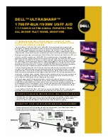 Preview for 1 page of Dell 1909W - UltraSharp - 19" LCD Monitor Specifications