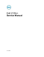 Preview for 1 page of Dell 2135CN Service Manual