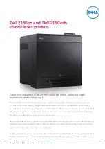 Dell 2150CDN Specifications preview