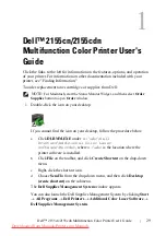 Preview for 31 page of Dell 2155CDN User Manual