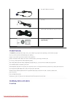 Предварительный просмотр 3 страницы Dell 2209WA - UltraSharp - 22" LCD Monitor User Manual