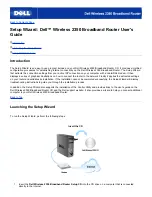 Preview for 32 page of Dell 2350 - Wireless WLAN Broadband Router User Manual