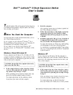 Preview for 5 page of Dell 310-8556 - D/Dock Expansion Station Docking User Manual