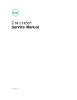 Dell 3115CN Service Manual preview