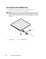 Предварительный просмотр 10 страницы Dell 313-4491 - Media Base Docking Station User Manual