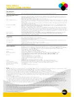 Предварительный просмотр 4 страницы Dell 3130cn - Color Laser Printer Brochure & Specs