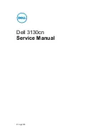 Dell 3130cn - Color Laser Printer Service Manual preview