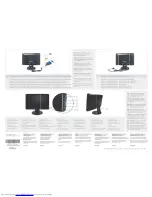 Preview for 2 page of Dell 320-7459 - S1909WXF - 19" LCD Monitor Setup Manual