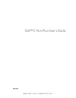 Dell 430-3312 - Plus Port Replicator User Manual preview