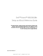 Dell 464-2007 - Vostro - 220 Setup And Quick Reference Manual preview