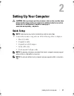 Preview for 17 page of Dell 464-5093 - OptiPlex - 760 Setup And Quick Reference Manual