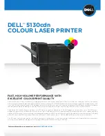 Dell 5130CDN Specifications preview