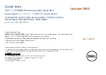 Предварительный просмотр 1 страницы Dell 5500 Series Quick Start Manual