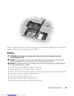 Предварительный просмотр 125 страницы Dell 6400 - Inspiron Laptop Owner'S Manual