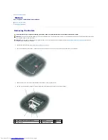 Предварительный просмотр 31 страницы Dell 6400 - Inspiron Laptop Service Manual