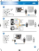 Dell A215 - PC Multimedia Speakers Setup Manual предпросмотр