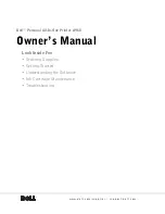 Preview for 1 page of Dell A960 - Personal All-in-One Printer Color Inkjet Owner'S Manual