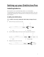 Preview for 7 page of Dell Active Pen 5000 Series User Manual