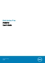 Dell Active Pen User Manual предпросмотр