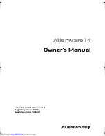 Dell Alienware 14 Owner'S Manual preview