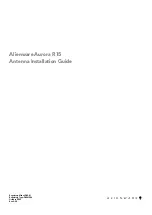 Preview for 1 page of Dell Alienware Aurora R15 Installation Manual