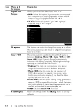 Предварительный просмотр 42 страницы Dell Alienware AW2523HF User Manual