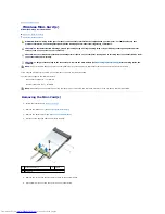 Предварительный просмотр 28 страницы Dell Alienware M11x Service Manual