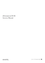 Предварительный просмотр 1 страницы Dell Alienware m15 R3 Service Manual