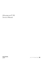 Preview for 1 page of Dell Alienware m17 R3 Service Manual