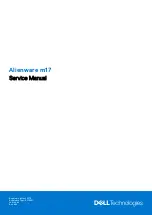 Предварительный просмотр 1 страницы Dell Alienware m17 Service Manual