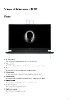 Preview for 5 page of Dell Alienware x17 R1 Setup And Specifications