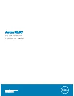 Preview for 1 page of Dell Aurora R6 Installation Manual