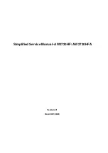 Dell AW2720HF Simplified Service Manual предпросмотр