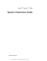 Preview for 3 page of Dell AXIM X50 System Information Manual