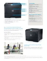 Preview for 3 page of Dell B3460DN Mono Laser Product Specifications