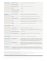 Preview for 6 page of Dell B3460DN Mono Laser Product Specifications