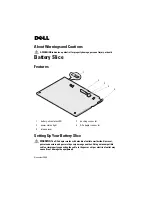 Preview for 1 page of Dell Battery Slice User Manual