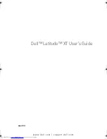 Dell blcwxfg - Latitude XT - Core 2 Solo 1.06 GHz User Manual preview