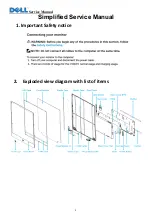 Preview for 4 page of Dell C1422H Simplified Service Manual