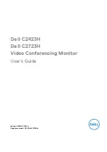 Dell C2423H User Manual preview