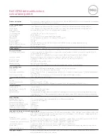 Предварительный просмотр 3 страницы Dell C3765dnf Color Laser Specifications