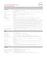 Предварительный просмотр 4 страницы Dell C3765dnf Color Laser Specifications