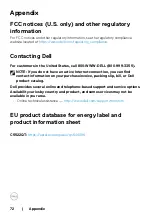 Preview for 72 page of Dell C5522QT User Manual